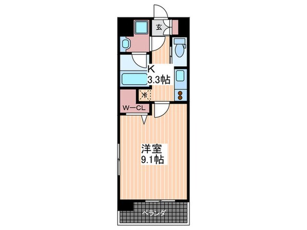 KDXレジデンス舟入幸町の物件間取画像